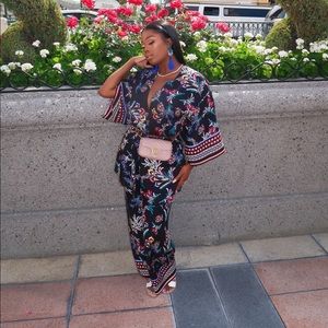Floral Kimono set